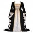 Medieval Renaissance Trumpet Sleeves Retro Medieval Long Style Vintage Dress