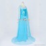 Frozen Cosplay Princess Elsa Costume Blue Dress