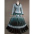 Civil War Victorian Tartan Ball Gown Dress Prom