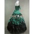 Southern Belle Lolita Ball Gown Prom Green Satin Dress