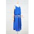 Lolita Dress Daily Gothic Lady Party Blue Chiffon Cosplay Costume