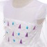 Snow White Cosplay Princess Costume Layered Printed Sleeveless White Girl Dress for Children