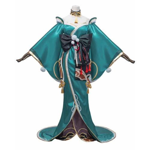 Genshin Impact Ms Hina Gorou Cosplay Costume