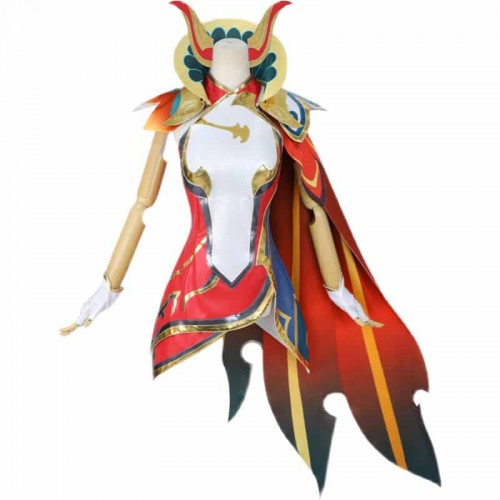 League Of Legends LOL Brave Phoenix Xayah Cosplay Costume