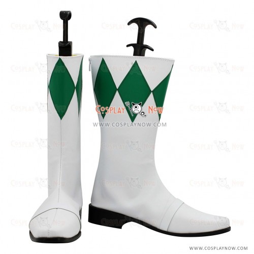 Power Rangers Cosplay Shoes White Ranger Boots