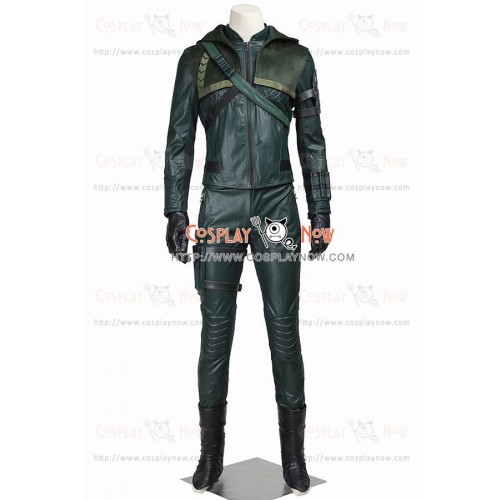 Oliver Queen Costume For Green Arrow Season 3 Cosplay