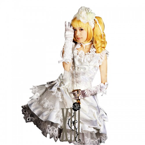 Black Butler Kuroshitsuji Cosplay Elizabeth Ethel Cordelia Midford Dress Costume