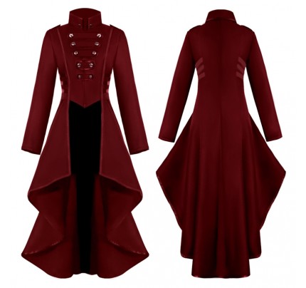 Historical Medieval Tuxedo Lapel Vintage Top