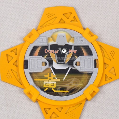 Power Rangers Shuriken Sentai Ninninger Yellow Ninja Shuriken Cosplay