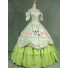 Victorian Civil War Ball Gown Prom Reenactment Clothing Steampunk Green Lolita Dress Costume