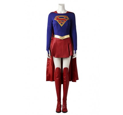 Superman Cosplay Supergirl Kara Zor-El Costume