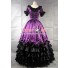 Civil War Southern Belle Ball Gown Violet Dress Prom