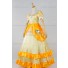 Super Mario Bros Cosplay Princess Daisy Dress Costume