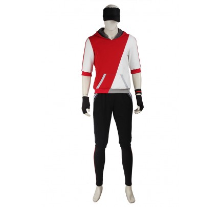 Pokemon GO Cosplay Male Red Uniform 