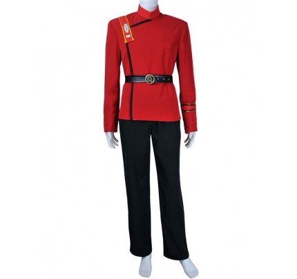 Star Trek II Cosplay The Wrath Of Khan Saavik Red Costume