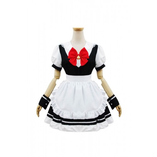 Lolita Cosplay Bell Cute Sweet Maid Dress Costume