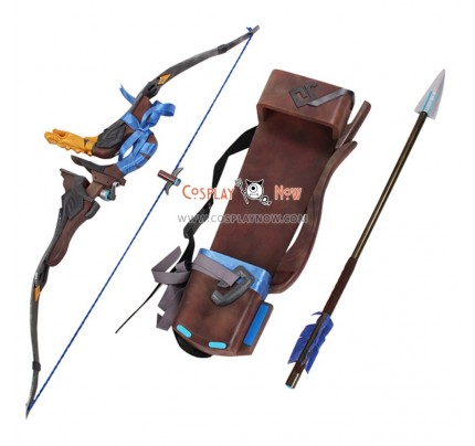 Overwatch OW Hanzo Storm Bow, Arrow and Quiver PVC Cosplay Props