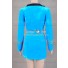 Star Trek Costume TOS The Female Duty Uniform Blue Dress