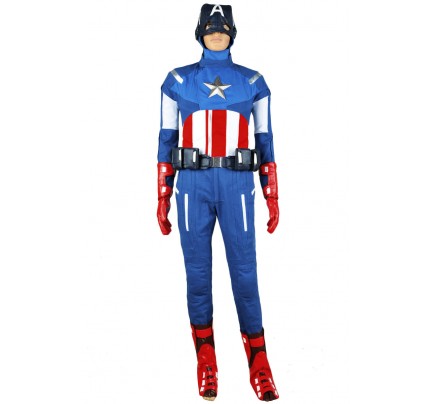 The Avengers Captain America Steve Rogers Uniform Cosplay Costume