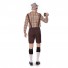 German Munich Oktoberfest Cosplay Costume Waiters Work Uniform Stage Outfit