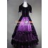 Lolita Renaissance Prom Velvet Purple Dress Ball Gown