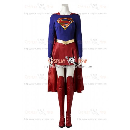 Superman Cosplay Supergirl Kara Zor-El Costume