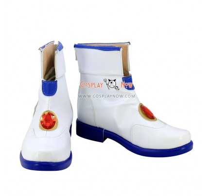 Magical Girl Lyrical Nanoha Nanoha Takamachi White Cosplay Shoes