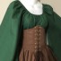 Renaissance Long Sleeve Dress Middle Ages Halloween Party