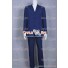 Doctor Who Blue Strip Suit Cosplay Costume