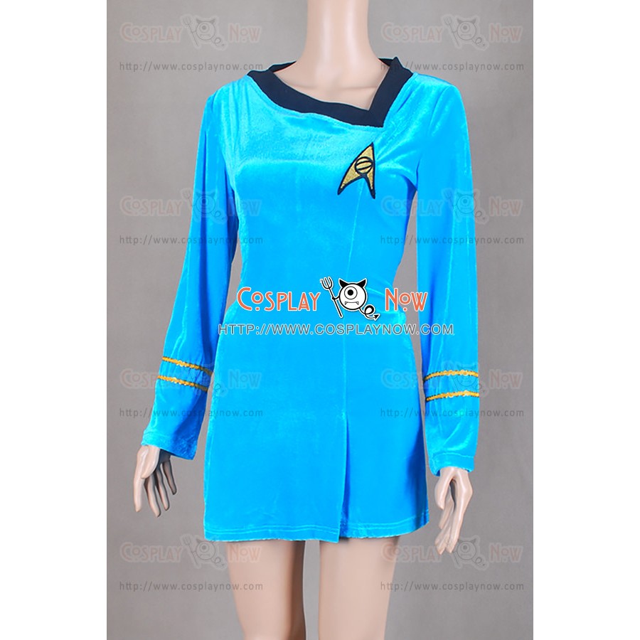 star trek costume blue