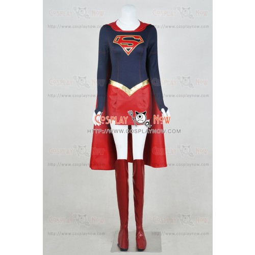 Superman Supergirl Kara Zor El Cosplay Costume