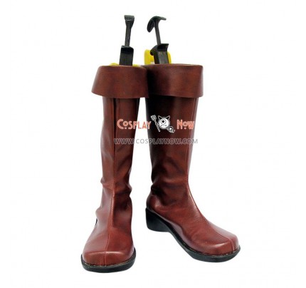 Mobile Suit Gundam 00 Cosplay Shoes Dark Brown Boots