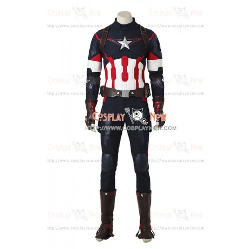 Avengers Age Of Ultron Cosplay Captain America Costume