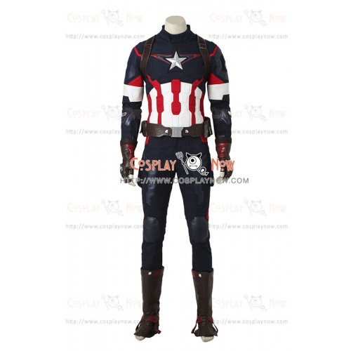 Avengers Age Of Ultron Cosplay Captain America Costume