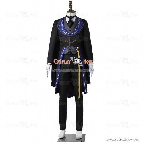 Ensemble Stars Reminiscence Monochrome Checkmate Cosplay Arashi Narukami Costume