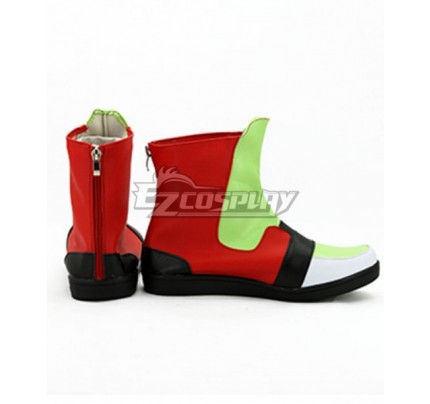 Pokemon Pocket Monster Advanced Ruby Green And Red Cosplay Shoes