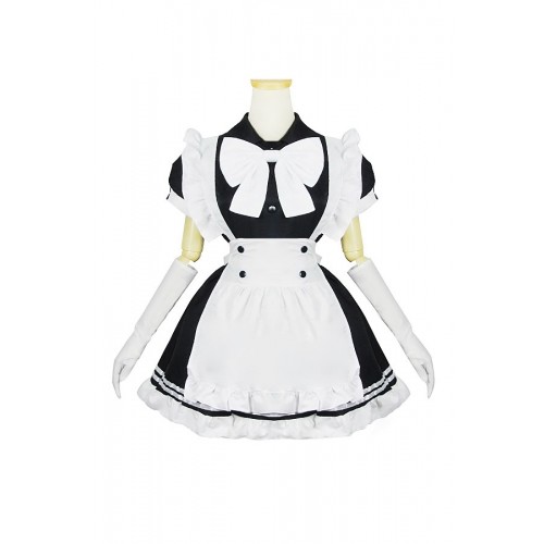 Lolita Cosplay Sweet Butterfly Maid Dress Costume