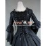 Victorian Gothic Lolita Black Dress Ball Gown Prom