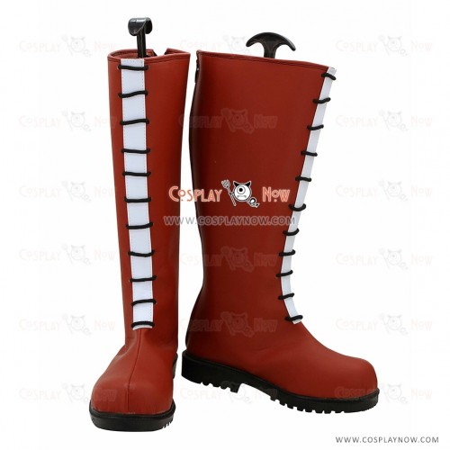 Hunter X Hunter Cosplay Shoes Allca Zaoldyeck Red Boots