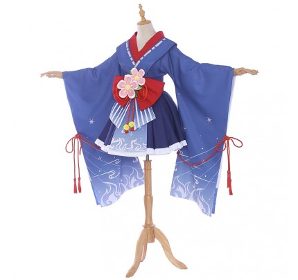 My Hero Academia Boku No Hero Academia Shoto Todoroki Female Kimono Cosplay Costume