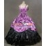 Southern Belle Satin Lolita Ball Gown Lavender Prom Dress