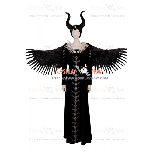 Queen Maleficent Cosplay Costume Dress