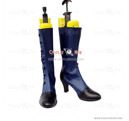 Black Butler Cosplay Shoes Ciel Blue Boots