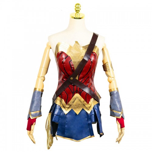 Wonder Women Cosplay Costume Combat Uniform Full Set Halloween