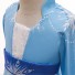 Frozen Cosplay Princess Elsa Costume Stand Collar Girl Dress for Children