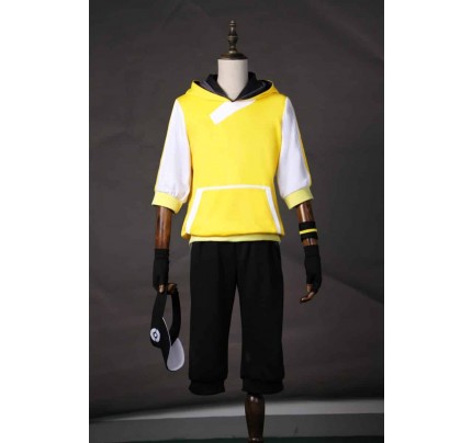 Pokemon Go Male Trainer Team Instinct Mystic Valor Yellow Cosplay Costume