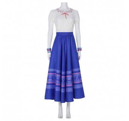 Disney Encanto Luisa Madrigal Cosplay Costume