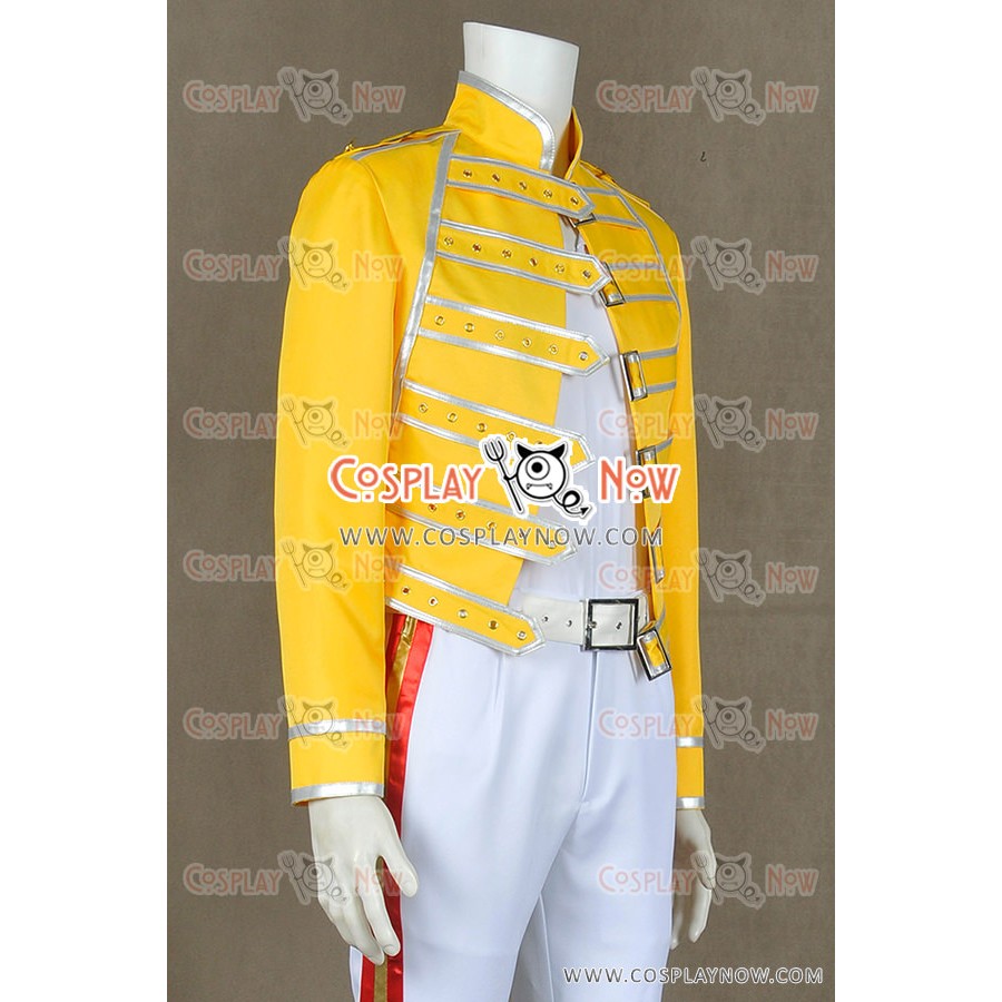 Queen Band Lead Vocals Cosplay Freddie Mercury Costume