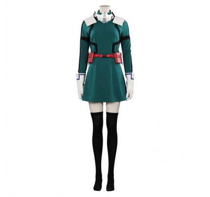 My Hero Academia Midoriya Izuku Deku Female Cosplay Costume