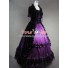 Lolita Renaissance Prom Velvet Purple Dress Ball Gown